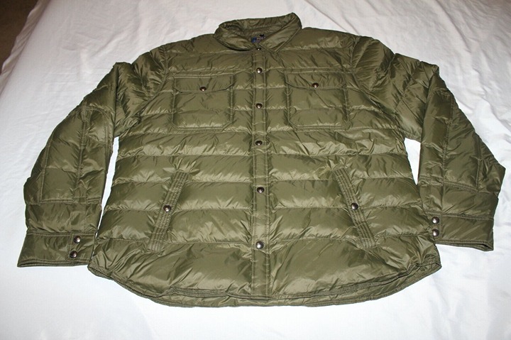 Polo Ralph Lauren Insulated Jacket XXL Olive ThermoPlume Men NEW