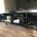NEW Modern TV Stand for 60 inch TVs with Storage Cabinets & Open Shelf, Black