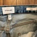 Frame Le Jane High Rise Straight Distressed Denim Blue Jeans Size 28 New