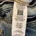 Frame Le Jane High Rise Straight Distressed Denim Blue Jeans Size 28 New