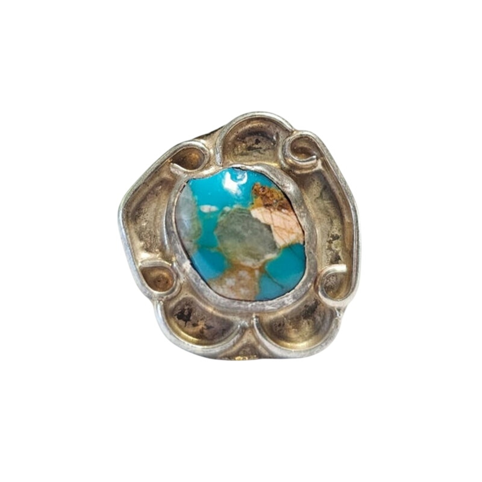 Vintage Navajo Royston Turquoise Sterling Ring