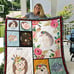 Hedgehog Fleece Blanket
