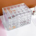 Jewelry Storage Box Holder 5 Drawers 120 Small Clear