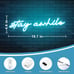 Stay Awhile Neon Signs - Dimmable LED Bar Neon Sign for Wall Decor 19.7x5 Inch
