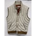 Medium Original Penguin by Munsingwear Men’s Puffer Vest Cream Retro Vintage