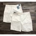 Jos A Bank Mens Size 36 White Stays Cool Casual Shorts LOT of 2 New w Tags