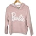 Barefoot Dreams CozyChic Barbie Hoodie Dusty Rose Pink Women’s M Hooded Pullover