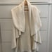 Anthropologie Moth Cascades Sweater Vest one size in Ivory