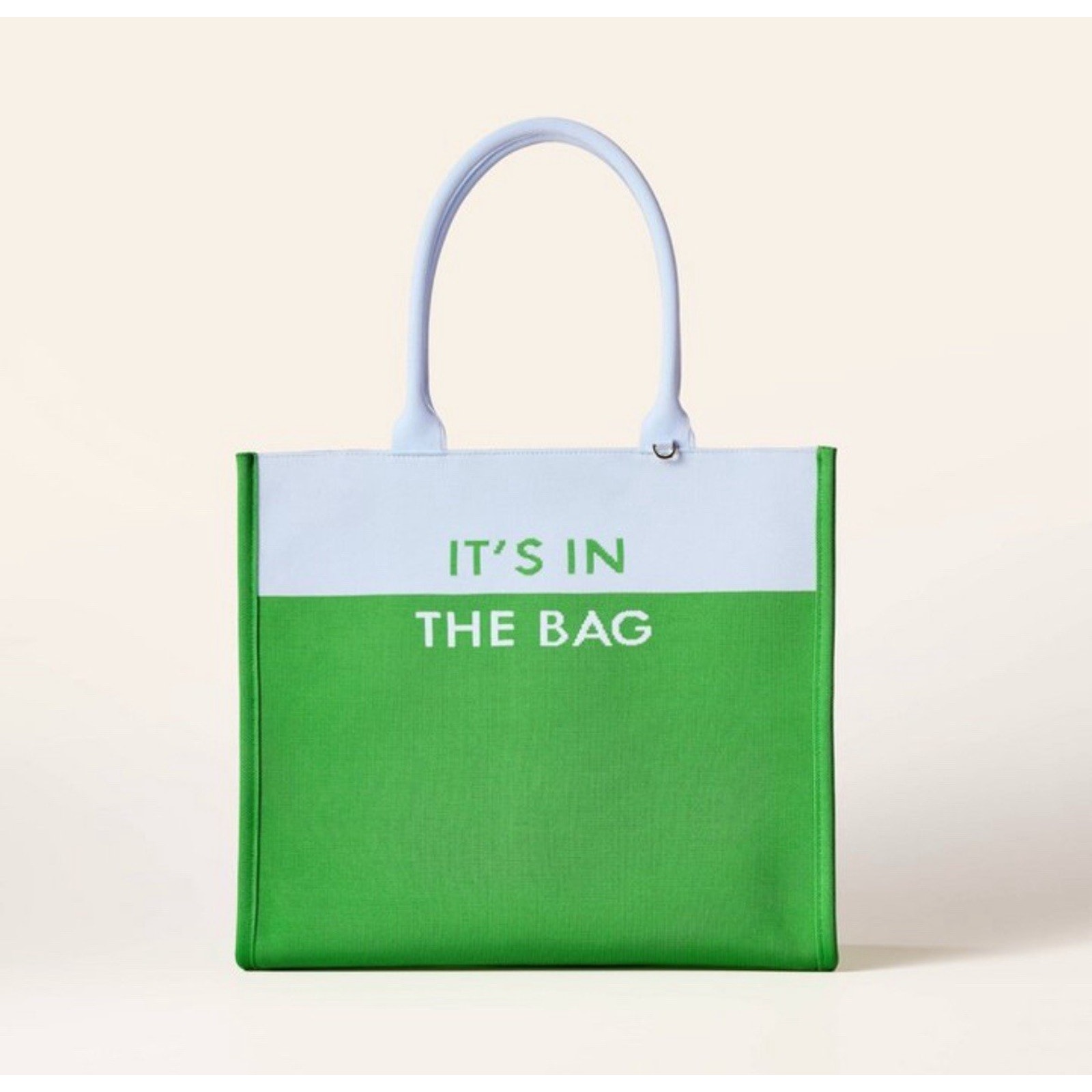 Kate Spade New York x Target Color Block Knit Tote Bag Green/Blue Roomy Sold Out