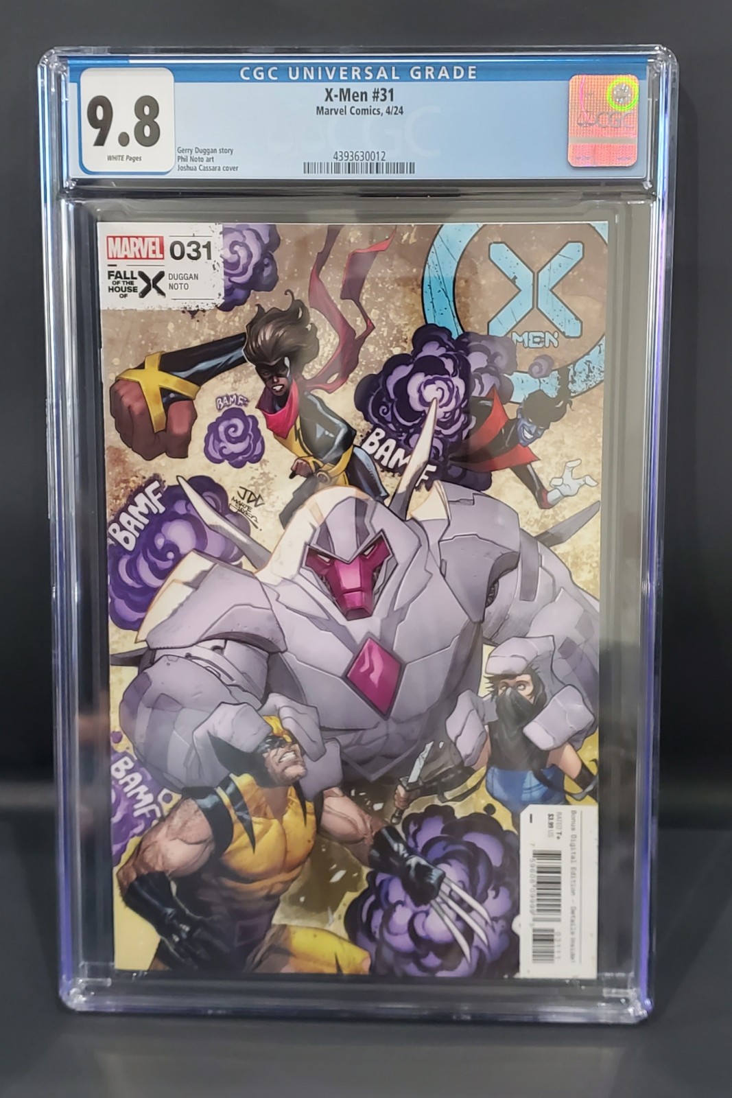 X-MEN #31 - JOSHUA CASSARA MAIN COVER - MARVEL COMICS/2024 CGC 9.8