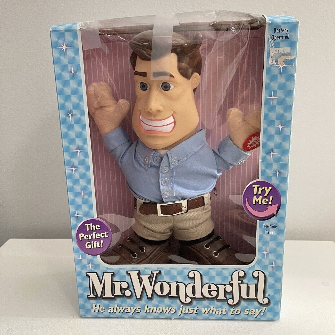 Mr. Wonderful Talking Doll 16 Phrase Interactive Perfect Husband 12 2003 Vtg