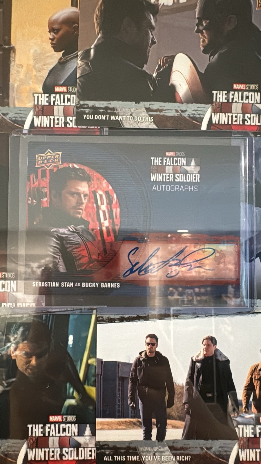 Autographed Sebastian Stan : Falcon and the Winter Soldier card