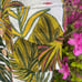 FARM RIO Spotted Leaves Utility Mini DressTropical Linen Print Size Medium