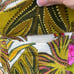 FARM RIO Spotted Leaves Utility Mini DressTropical Linen Print Size Medium