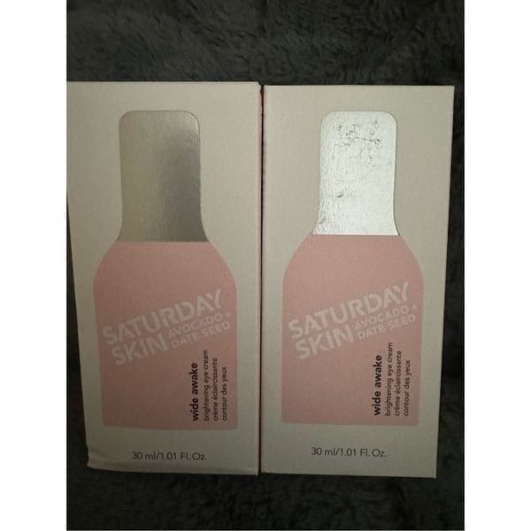 Saturday Skin Wide Awake Brightening Cream Illuminating Eye Cream for Wrinkles,