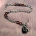 Juicy Couture Y2K Tortoiseshell & Silver-tone Puffy Heart Starter Vintage Charm