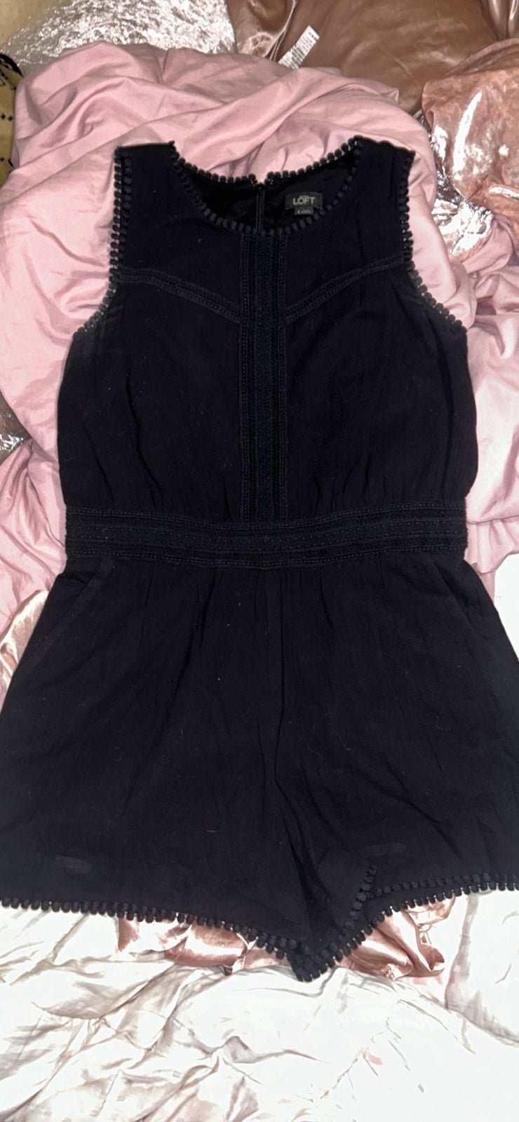 Ann Taylor LOFT Black Romper