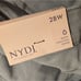 NEW NYDJ Jeans Womens Plus 28 4X Capri Back Petal Hem Gray Grey Crop NWT