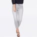 NEW NYDJ Jeans Womens Plus 28 4X Capri Back Petal Hem Gray Grey Crop NWT