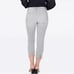 NEW NYDJ Jeans Womens Plus 28 4X Capri Back Petal Hem Gray Grey Crop NWT