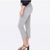 NEW NYDJ Jeans Womens Plus 28 4X Capri Back Petal Hem Gray Grey Crop NWT