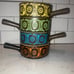 Vintage Otagiri Ceramic Handled Soup Chili Bowls Made in Japan a Set of 4