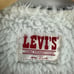 Vintage 1980's Levi's Shearling Denim Vest Made in USA Size Small Sherpa lined