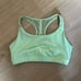 ATHLETA Mint Mesh Detail Athletic Sports Bra Size Large