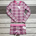 Forever 21 x Hello Kitty & Friends Thermal Plaid Top & Shorts Pajama Set (S) NWT