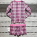 Forever 21 x Hello Kitty & Friends Thermal Plaid Top & Shorts Pajama Set (S) NWT
