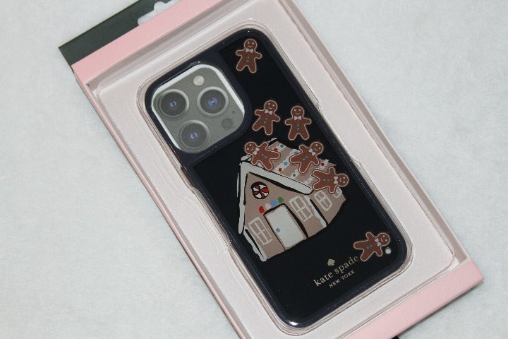 NWT Kate Spade Gingerbread house iPhone 13 PRO Liquid case