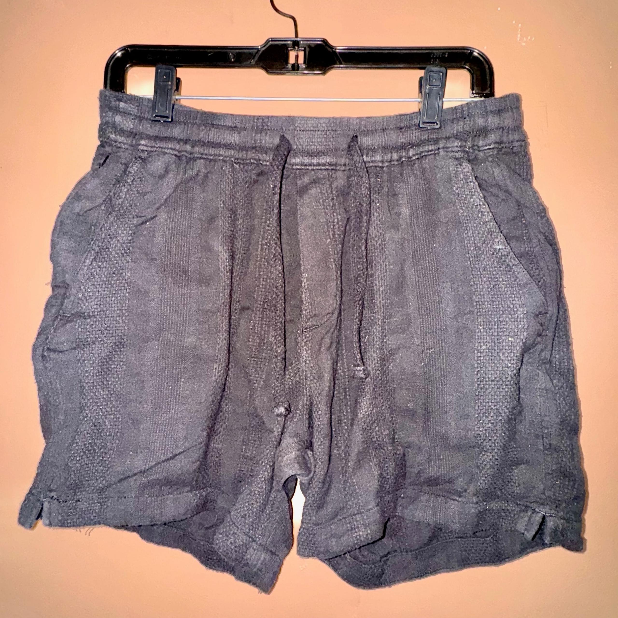 Abercrombie & Fitch Men's Knit Drawstring Shorts in Black - Size Small