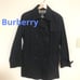 BURBERRY trench coat size 38 black