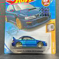 2020 Hot Wheels Turbo'98 Subaru Impreza 22B STi-Version Factory Sealed Blue MB3