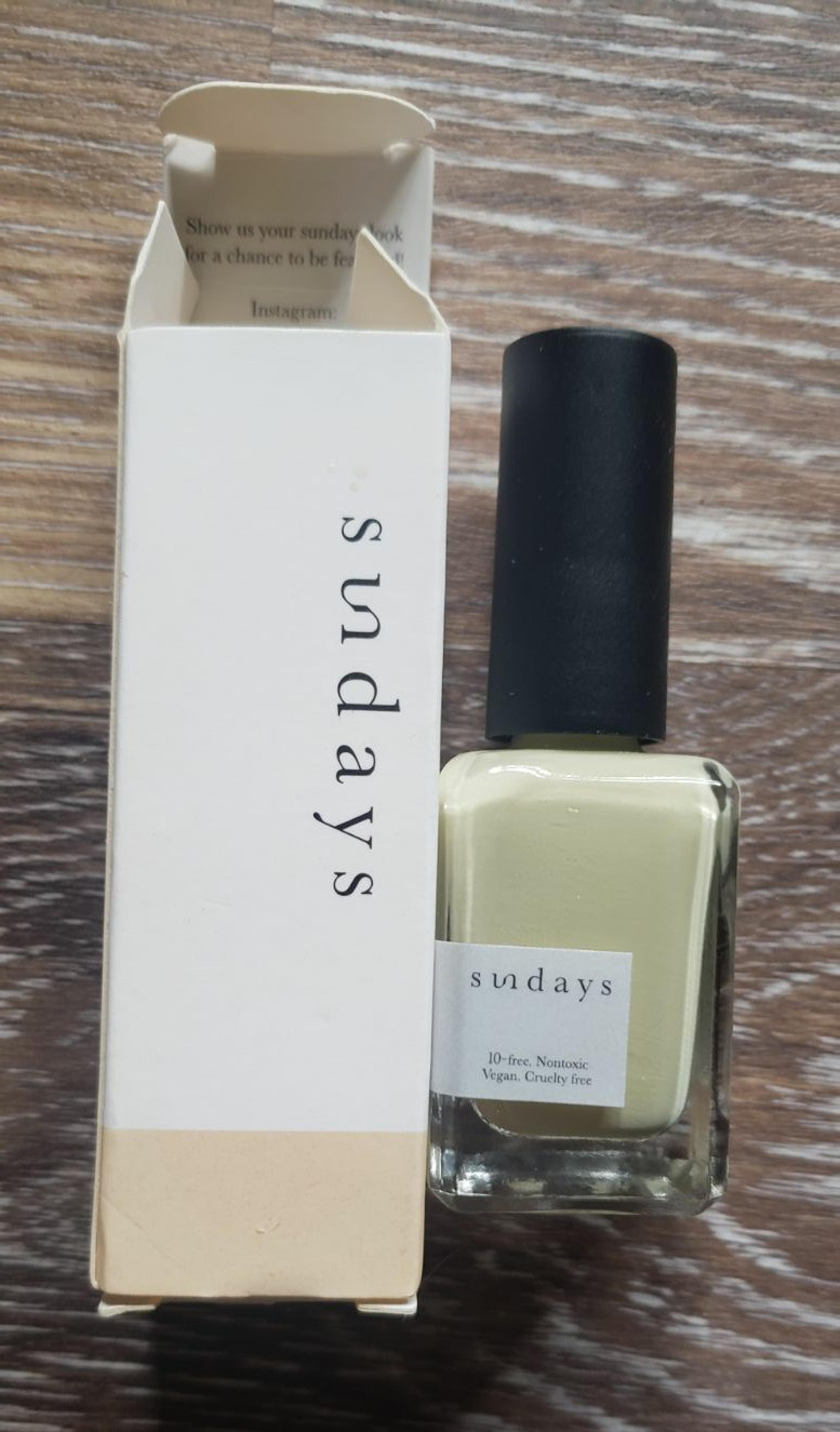 Sundays  nail polish