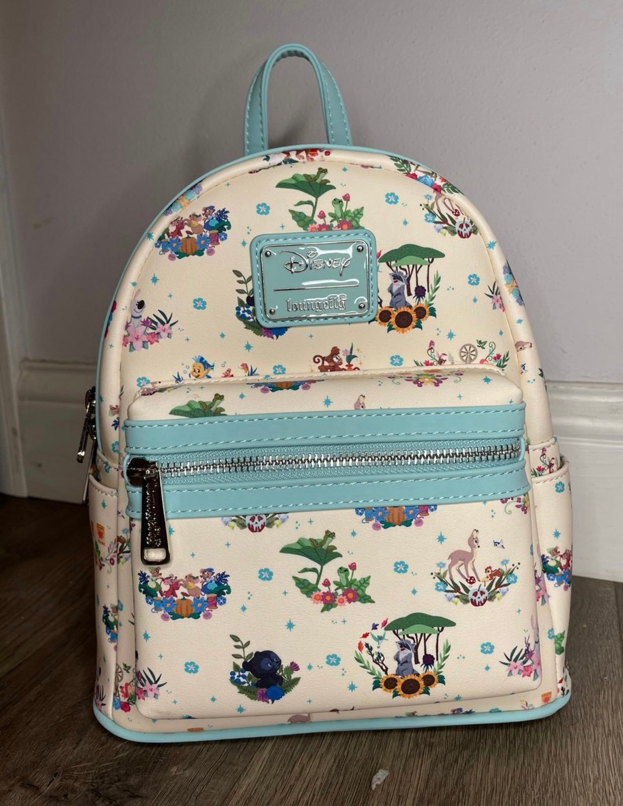 Loungefly Princess Companion Floral Back
