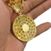 Ice out Bling Cz King Of The World Gold Plated Pendent+24INCH Rope Chain