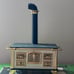 Vintage German Bodo Hennig Antique Brass Stove 1:12 Dollhouse MiniatureArtisan