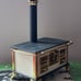 Vintage German Bodo Hennig Antique Brass Stove 1:12 Dollhouse MiniatureArtisan