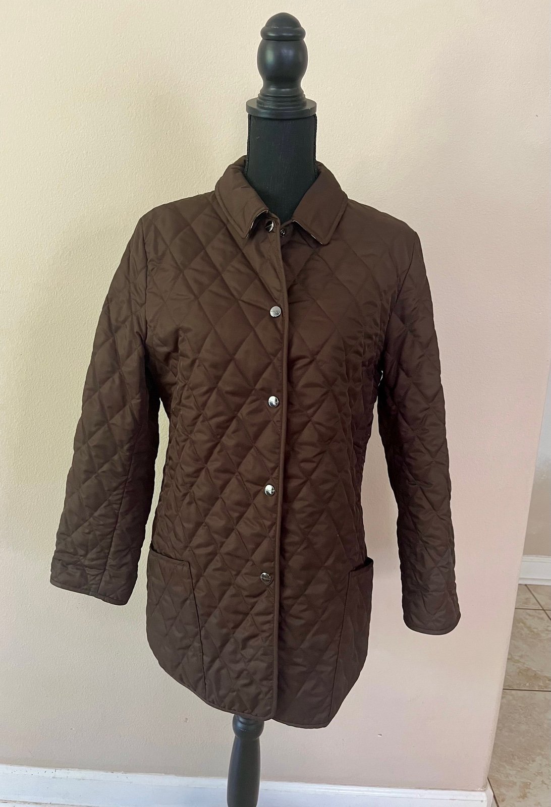 Burberry of London Brown Quilted Jacket - 4