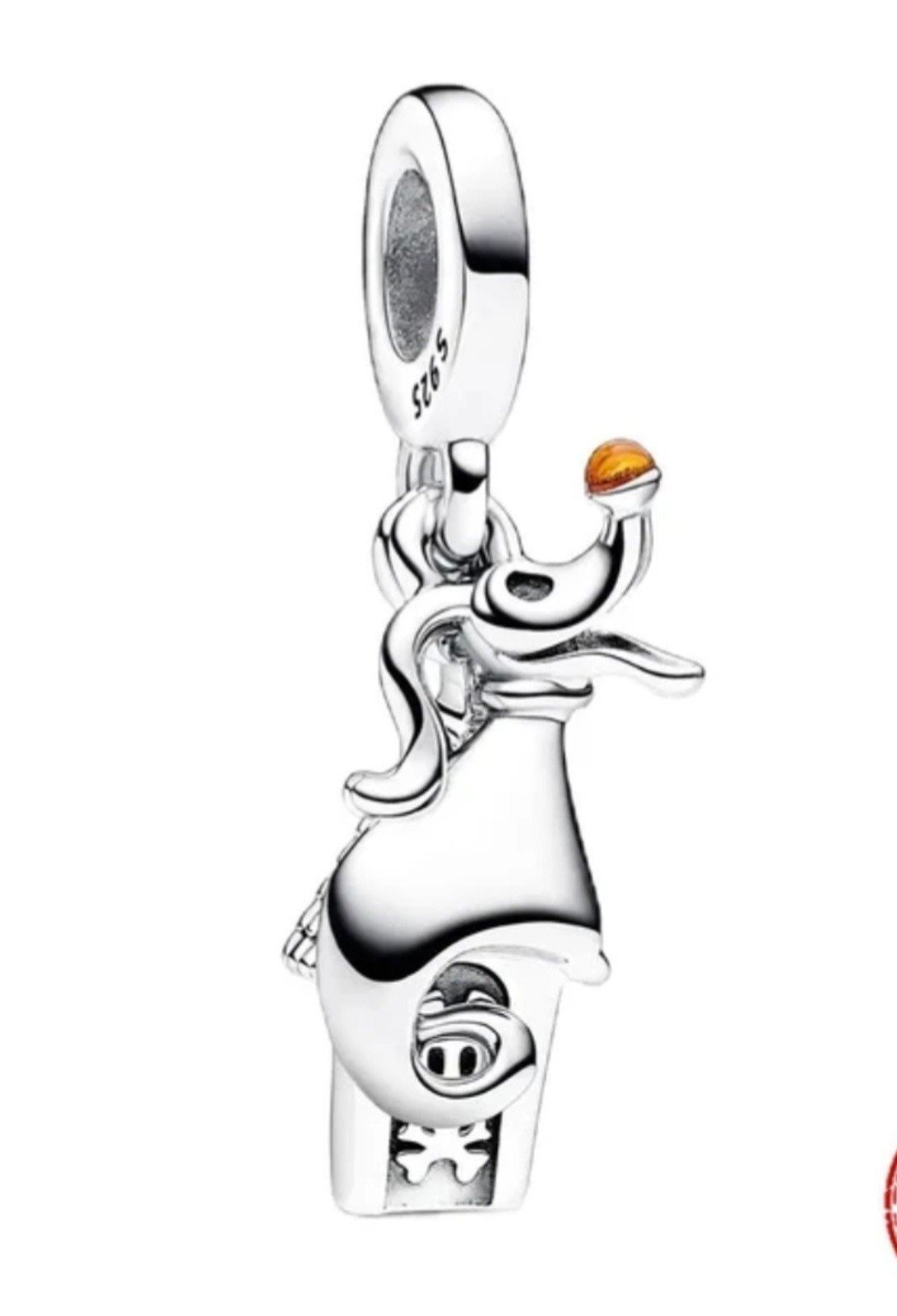 Nightmare before Christmas Disney parks ZERO Pandora 925 charm w/pouch
