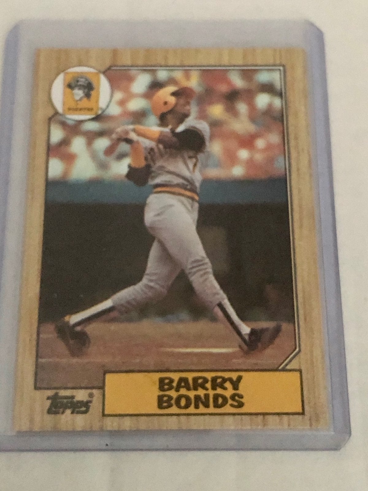 Barry Bonds tops rookie card with errors