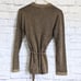 Vintage 70s Gold Black Lurex Knit Sweater Top Disco Retro Leroy Knitwear