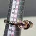 Giles Brother G&B Bar Ring Silver Rose Gold Tone Chunky 7.25