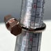Giles Brother G&B Bar Ring Silver Rose Gold Tone Chunky 7.25