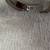 Giles Brother G&B Bar Ring Silver Rose Gold Tone Chunky 7.25