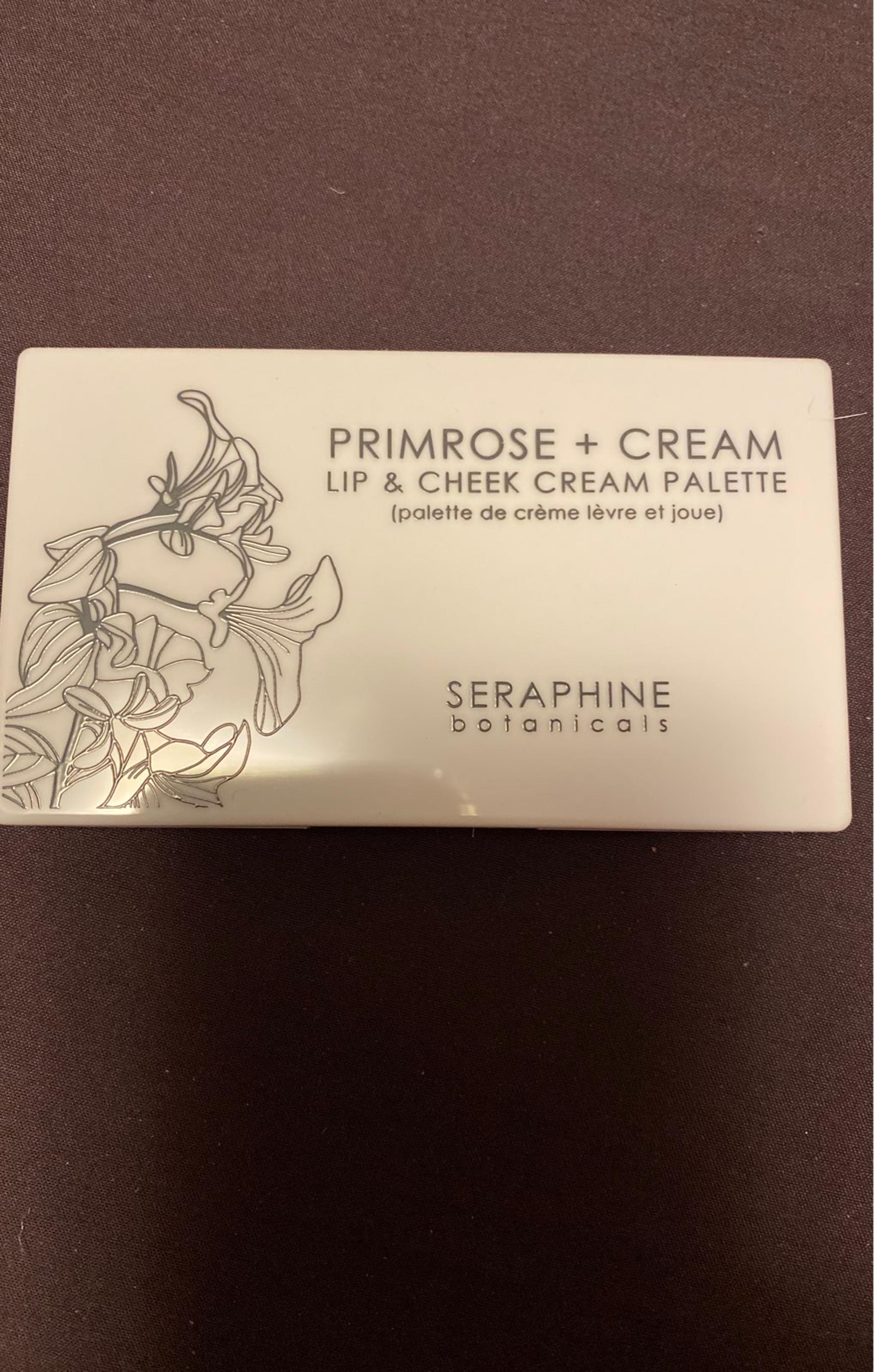 Seraphine Botanicals Lip and Check Cream Pallet