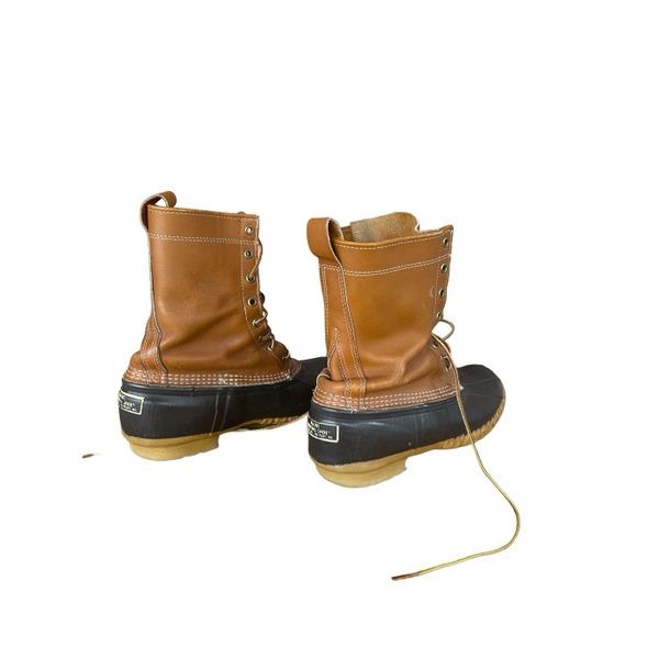 L.L. Bean Mens Brown Made In Maine The Original L.L. Bean Hunting Boots Size 9M