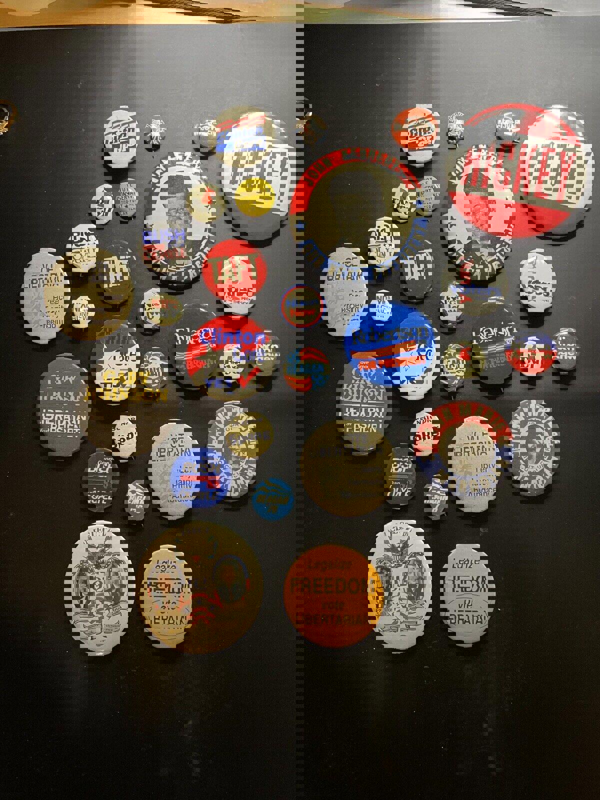 Lot Of 26 Vintage Campaign Buttons
