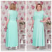 EVENING FASHION LONG BLUE WOMEN DRESS PLUS SIZE